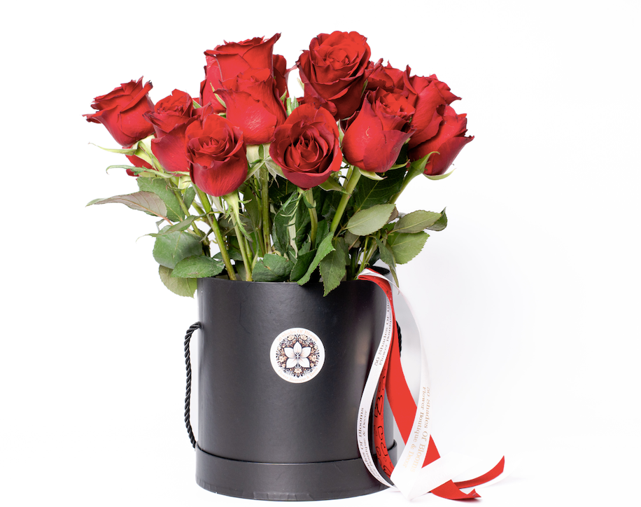 50 Shades of Blooms Roses box 20 Red Rose Box