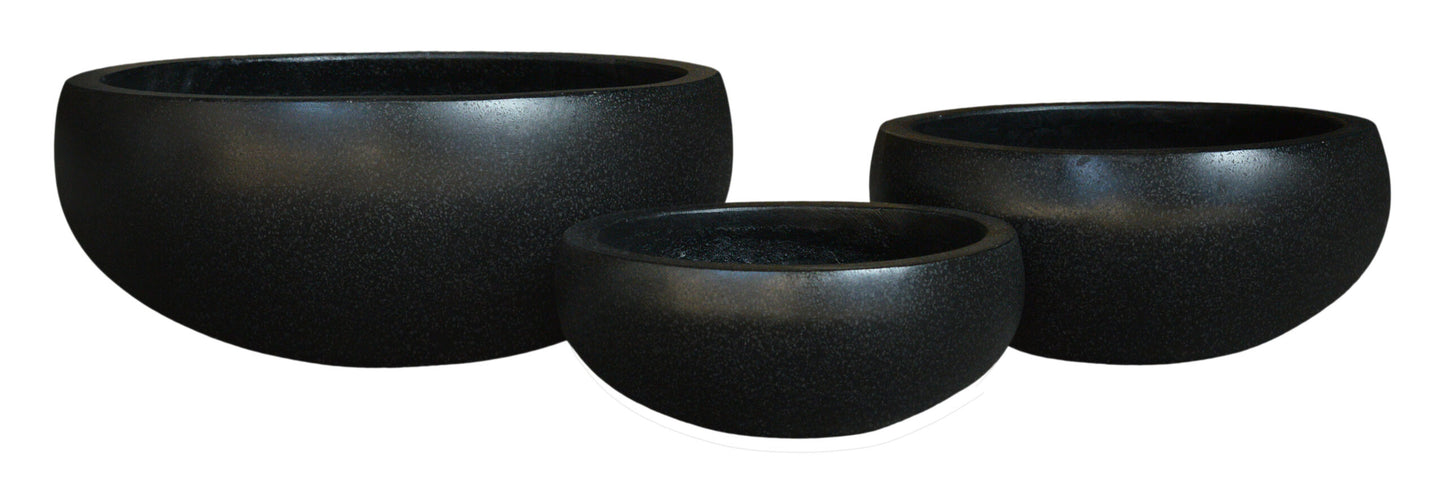 Round terrazzo bowl