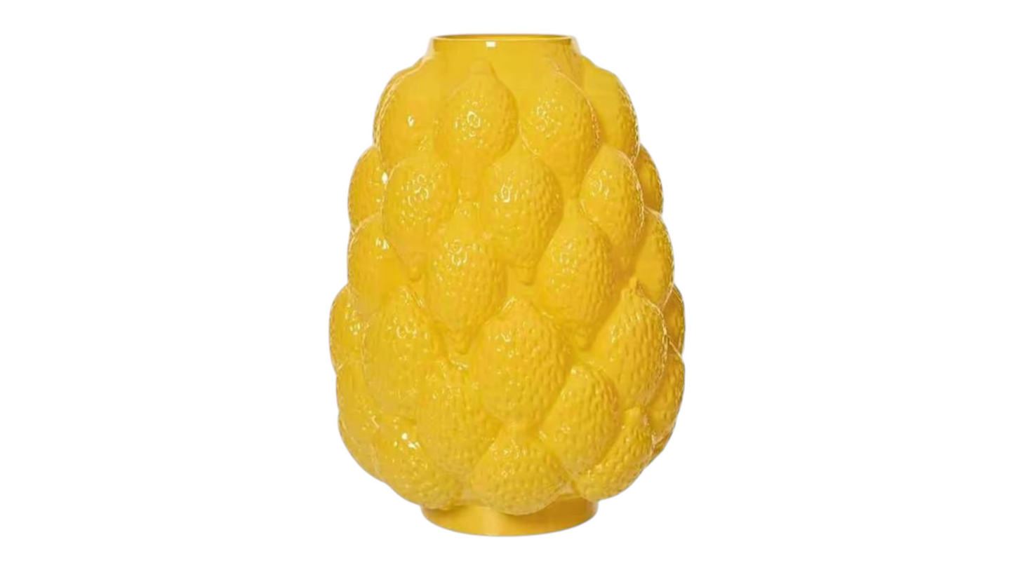 Glass citrus vase